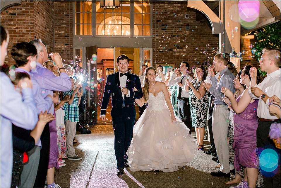 Bubble Exit Uniquely His Wedding Photography