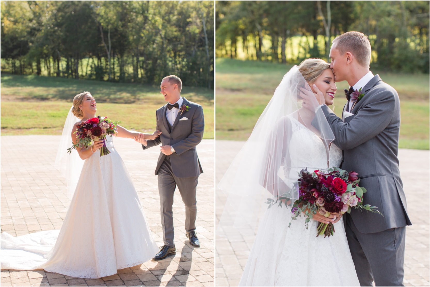 Tuckers Gap Wedding Bride and Groom First Look Photography