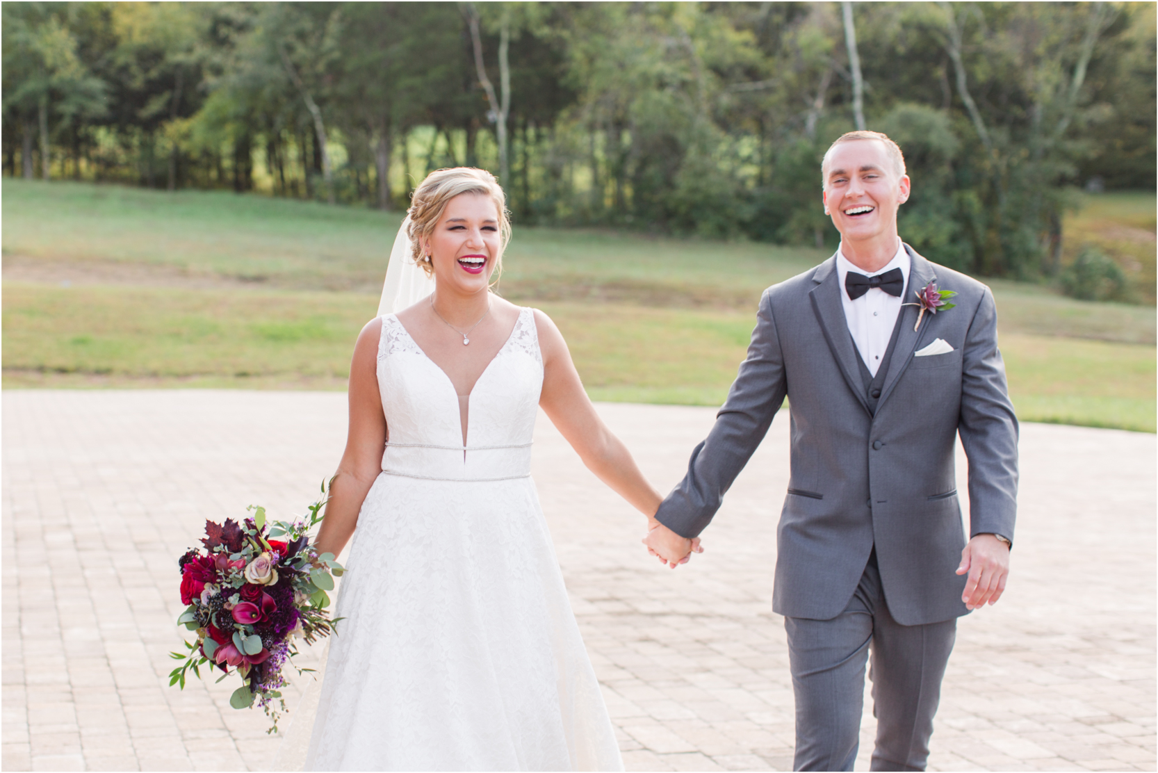 Tuckers Gap Wedding Bride and Groom First Look Photography