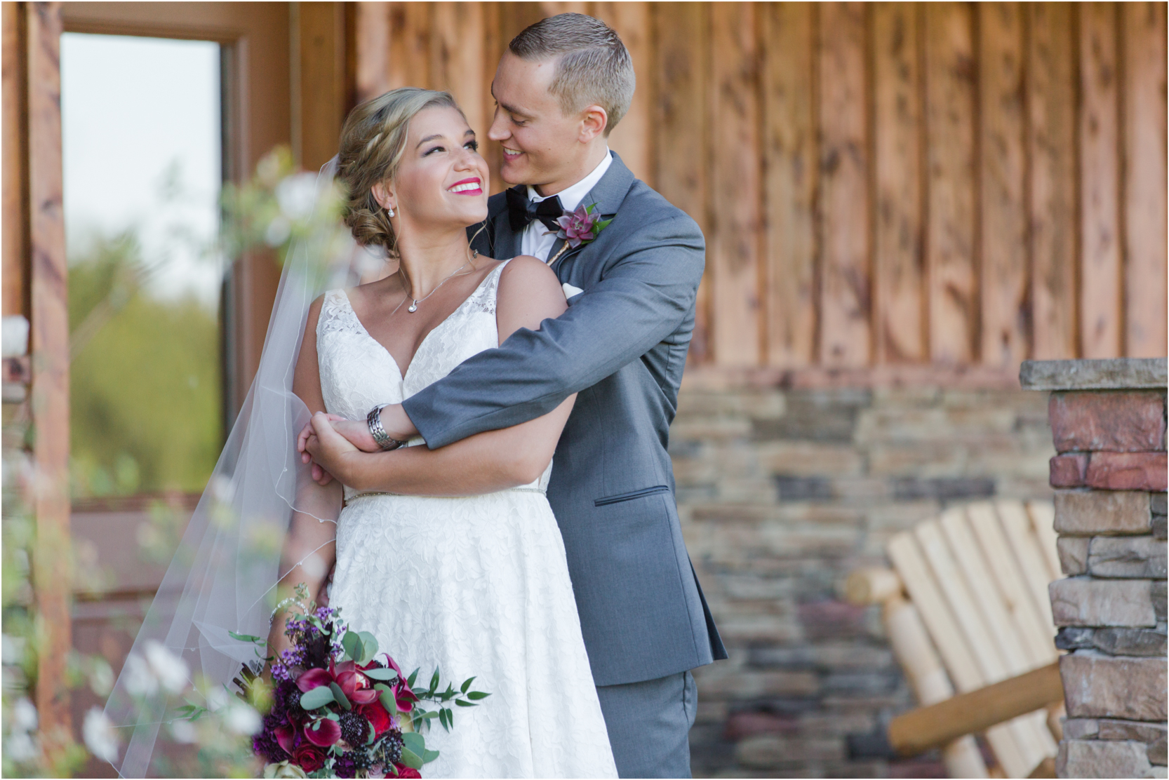 Tuckers Gap Bride and Groom Portraits Outdoor Fall Wedding Photography