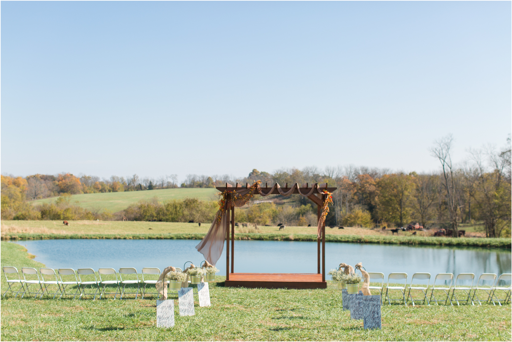 Louisville Wedding Photography Barn At Twin Lakes Ceremony
