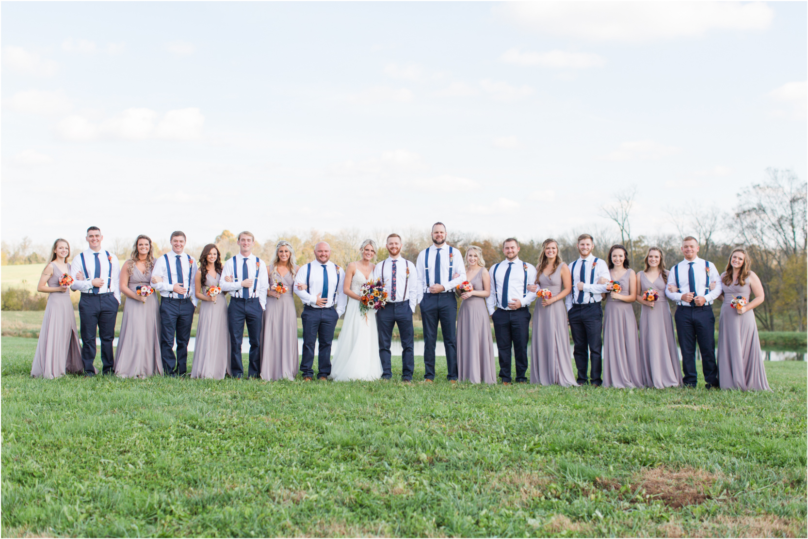 Louisville Wedding Photography Barn At Twin Lakes Wedding Party