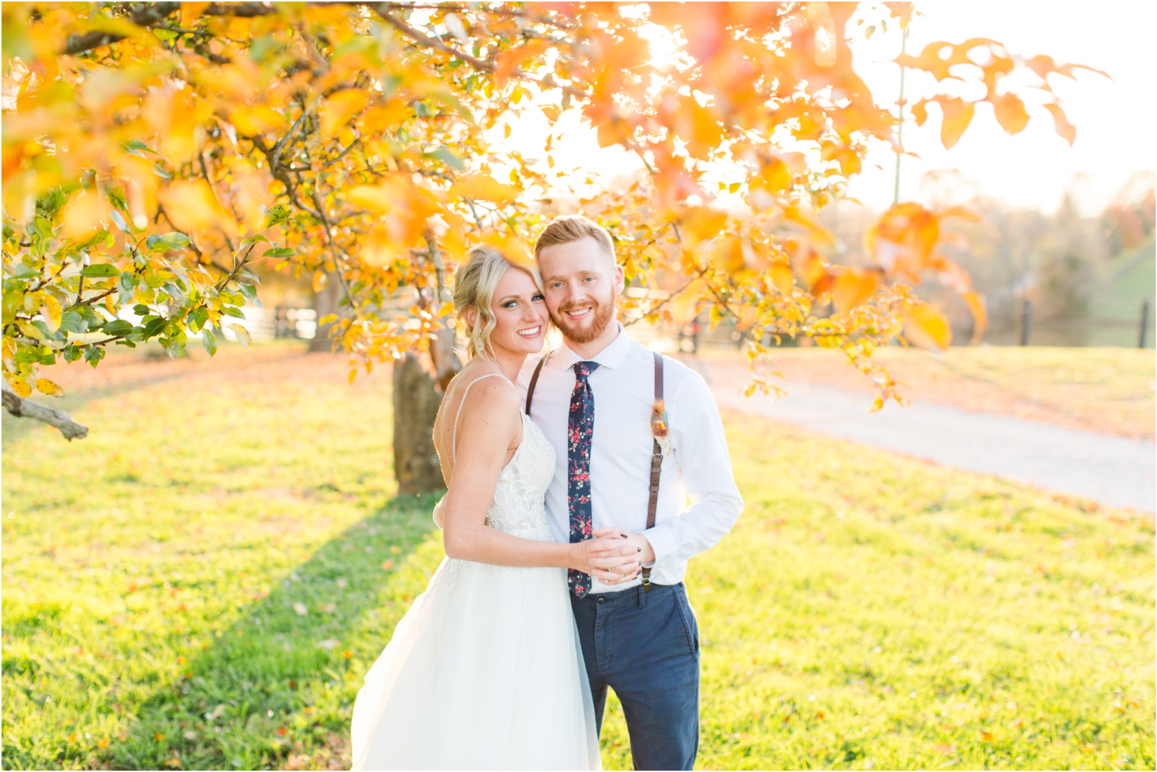 Fall Bride and Groom Portraits Louisville Wedding Photography Barn At Twin Lakes