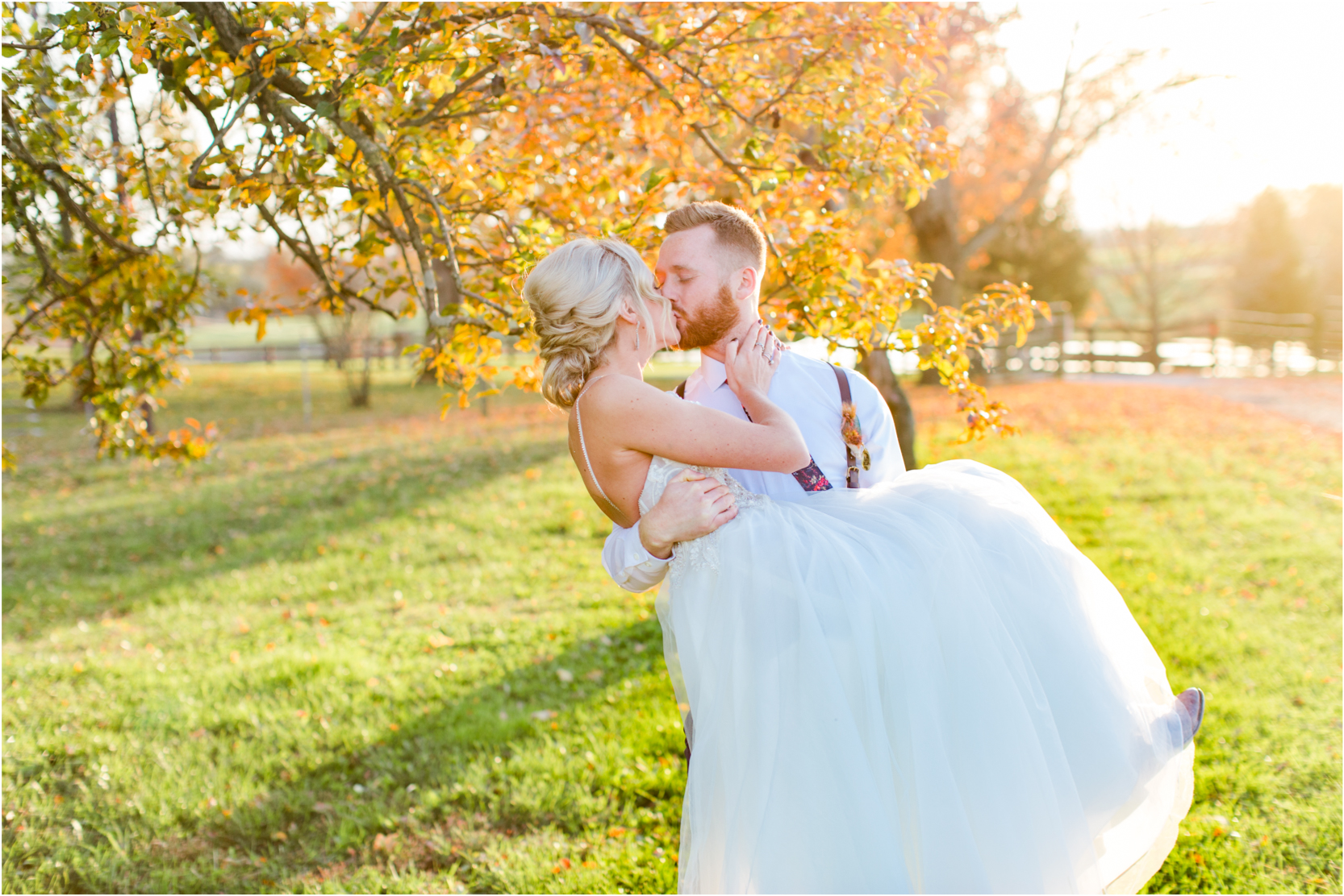 Fall Bride and Groom Portraits Louisville Wedding Photography Barn At Twin Lakes