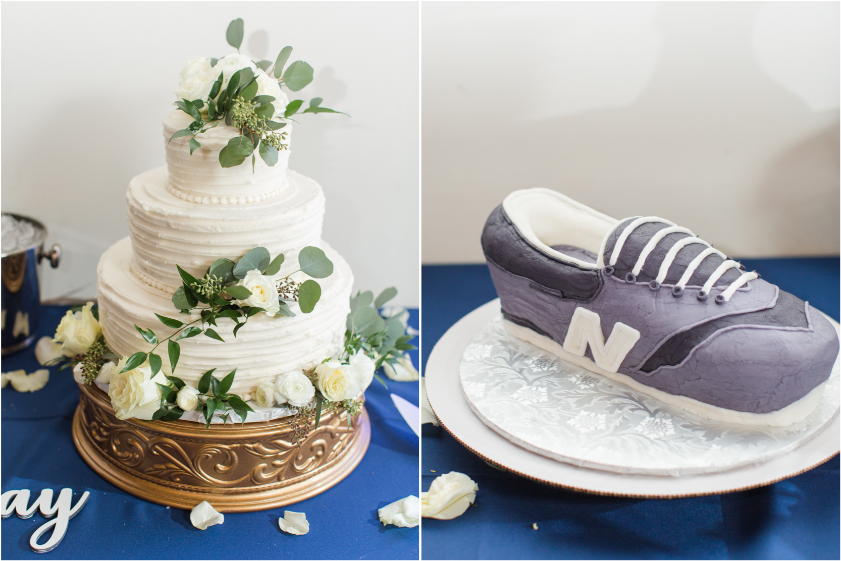 Mellwood Reception Wedding Sneaker Shoe Cake