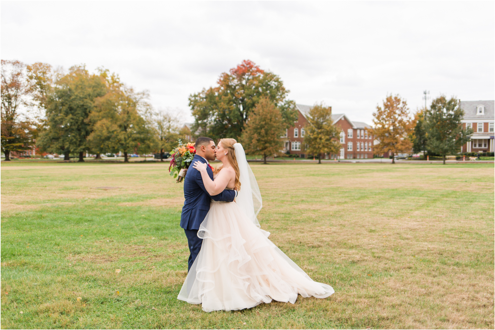 Olmsted Wedding Bride Groom First Look Portraits Fall Color Uniquely His Photography