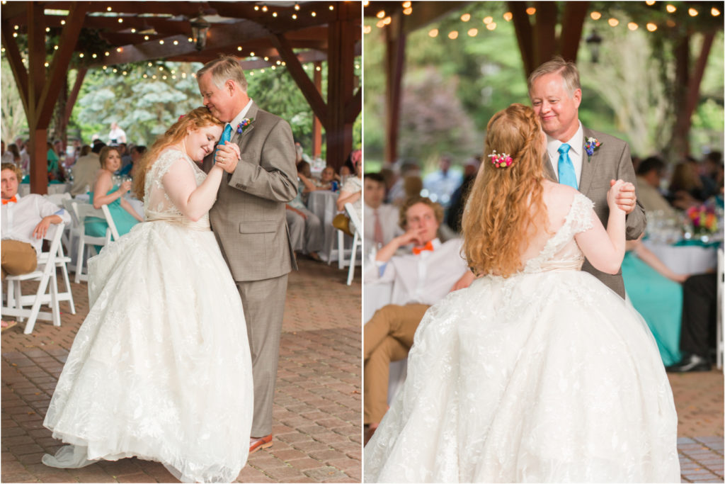 First Dance with Dad Gardens at Ray Eden Reception