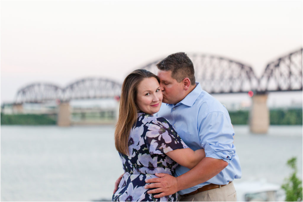 Ohio River Engagement Session- Louisville Wedding Photographer