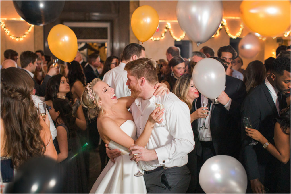 New Year's Eve Wedding Balloon Drop Reception Party Kentucky Photographer