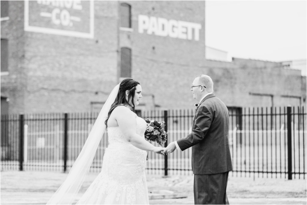 first look bride and groom portraits southern indiana