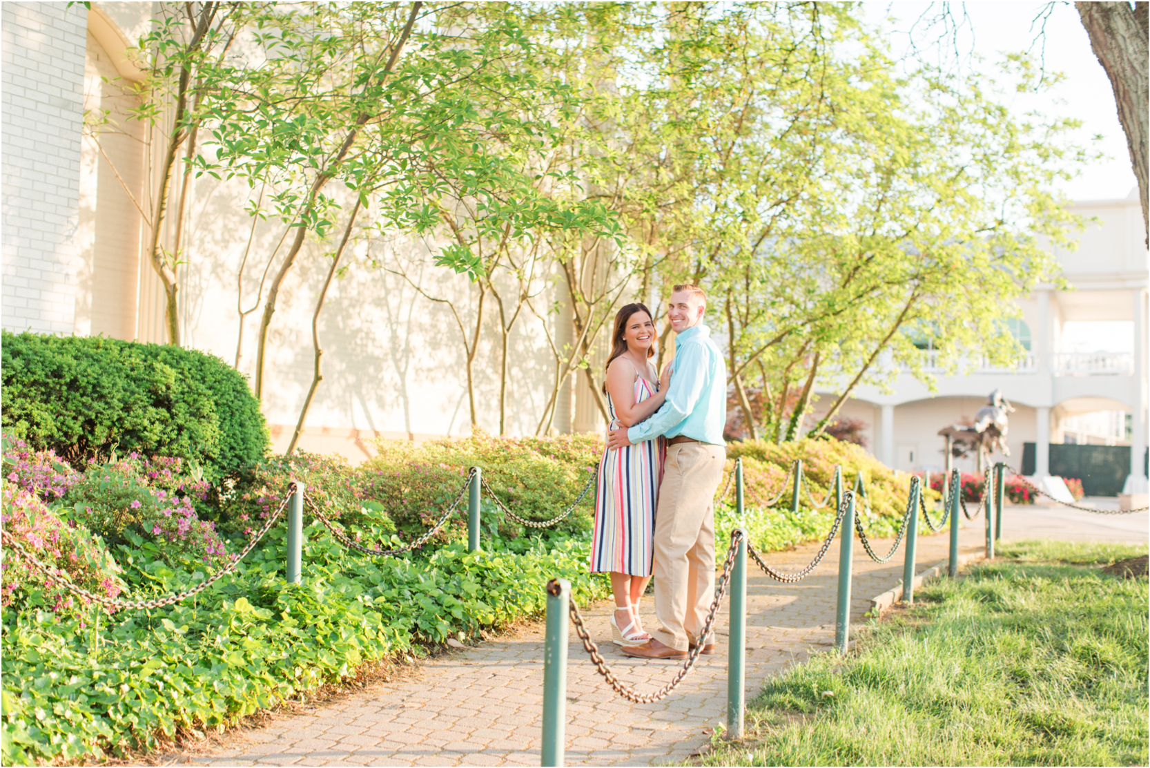 Downtown Louisville Churchill Downs Engagement Session