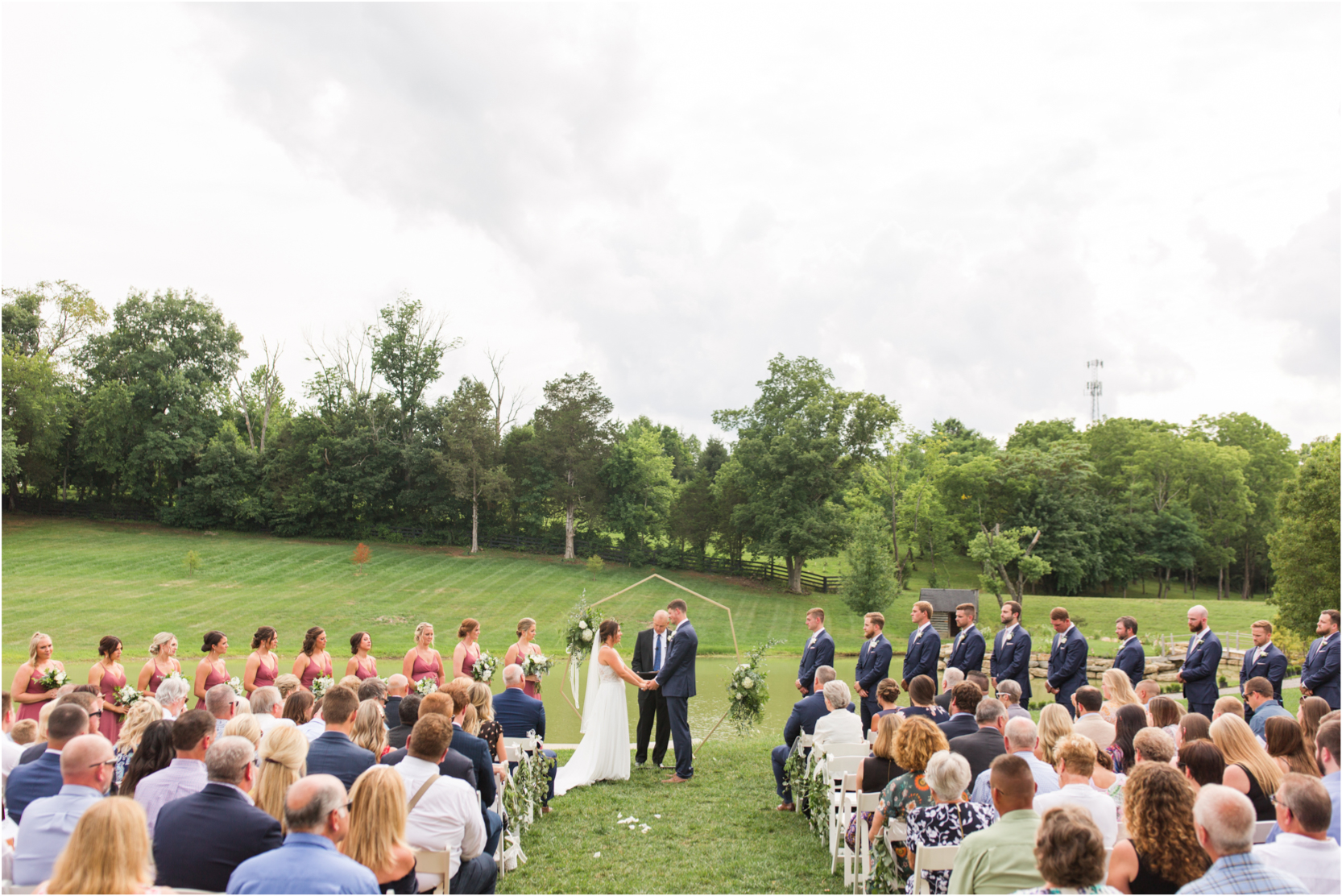 Kentucky Wedding Venue Hazelnut Farm Outdoor Ceremony Bride 